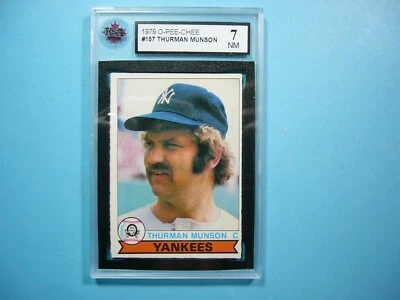 1979 O-PEE-CHEE MLB BASEBALL CARD #157 THURMAN MUNSON KSA 7 NM SHARP!! '79 OPC - Image 1 of 4