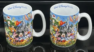 2 Walt Disney World Parks Pixar Characters Grandma and Grandpa Coffee Mug 16 oz - Picture 1 of 11