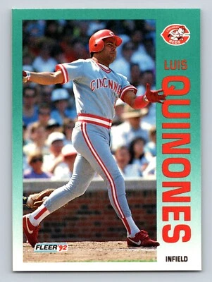 Luis Quinones 1992 Fleer #417 Cincinnati Reds - Image 1 of 2