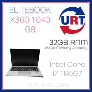 HP ELITEBOOK X360 1040 G8i7-1185G7 /32GB RAM /256GB NVMe /NO OS#127579# - Picture 1 of 5