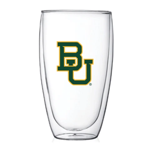 Baylor Bears 15oz. Double Wall Thermo Glass Cover