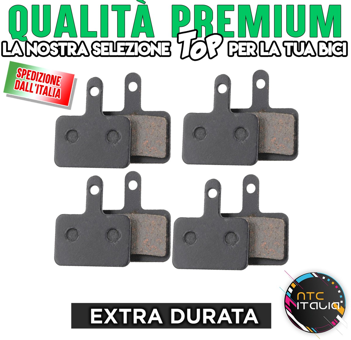 Pastiglie Freni Per MTB Shimano B01S - Organiche O Sinterizzate, Alta Frenata, Per Deore, Alivio, Acera - Foto 3