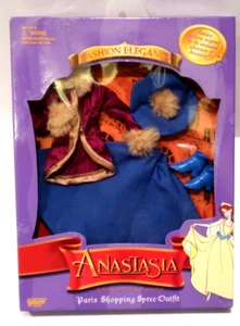 ANASTASIA Paris Shopping Spree Outfit Galoob 20th Century Fox 1997 #23028 NRFB - Picture 1 of 5