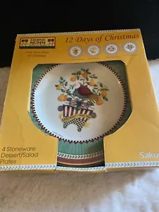 Vintage Sakura 12 Days of Christmas 1st Four Days By Debbie Mumm - Picture 1 of 2