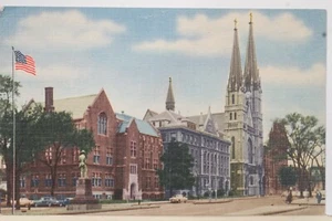 Postkarte Marquette University Milwaukee Wisconsin Postkarte 1960er Jahre unbespielt - Bild 1 von 2