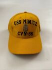 New The Corps USS Nimitz CVN 68 Yellow Baseball Cap One Size