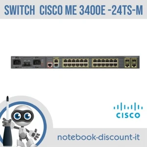 Cisco - ME-3400E-24TS-M - ME3400E Ethernet Access switches 24 10/100 + 2 Combo - Foto 1 di 3