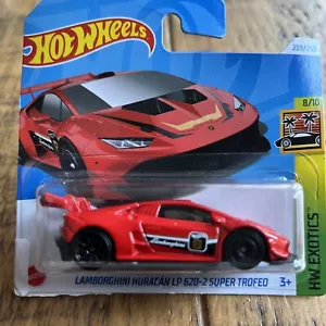 HOT WHEELS 2024 EXOTICS LAMBORGHINI HURACAN LP 620-2 SUPER TROFEO IN RED - Picture 1 of 4