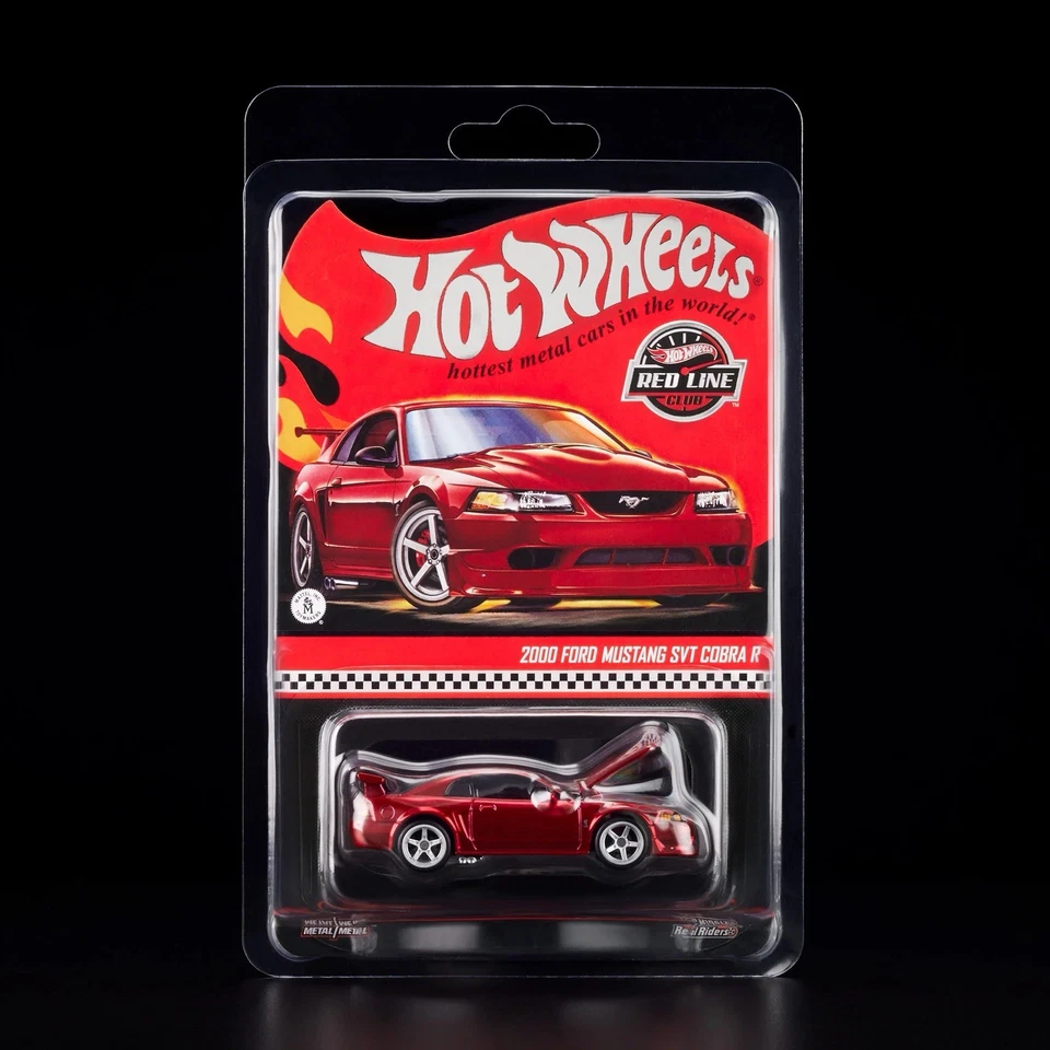 Hot Wheels RLC Exclusive 2000 Ford Mustang SVT Cobra R Red - Image 1 of 1