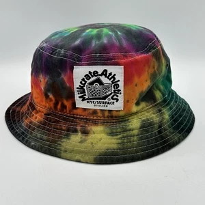 Milkcrate Athletic NYC Bucket Hat Tie Dye Festival Hippie Streetwear Rasta - Picture 1 of 8
