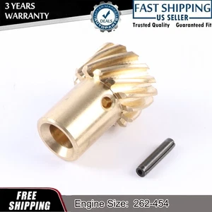 For SBC BBC Chevy Brass Bronze HEI Distributor Gear 0.491" Shaft Roller Cams - Picture 1 of 9