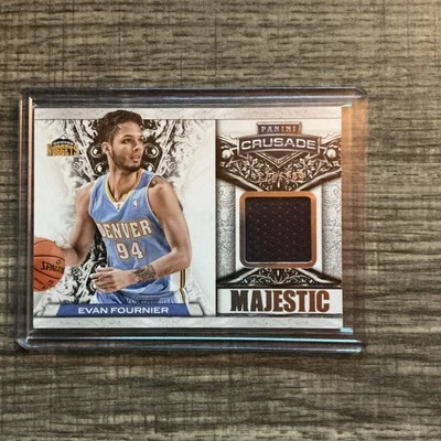 2013-14 Panini Crusade - Majestic Memorabilia Evan Fournier #63 /299 (MEM) - Image 1 of 3