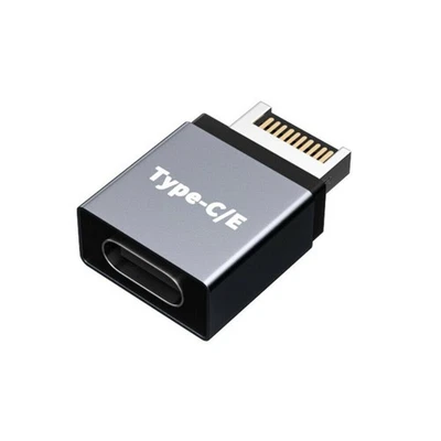 USB 3.1 Front Panel Header Type E Male to Type C Female Expansion Cable Adapter# - Image 1 of 4