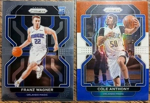 Franz Wagner Rookie Orlando Magic Prizm SP RC NBA Lot (2) Red White & Blue NM-MT - Picture 1 of 2