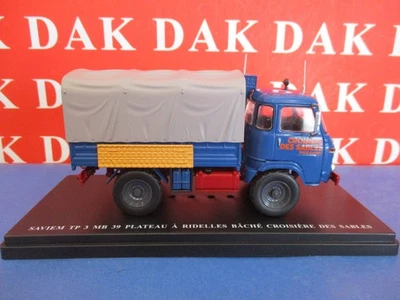 Die cast 1/43 Modellino Camion Truck Renault Saviem TP 3 MB 39 Telonato Croisier - Immagine 1 di 4