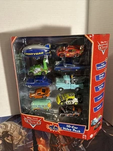 RARE DISNEY PIXAR CARS 10-CAR VALUE PACK MATTEL M8492 Extremely Rare Set! HTF - Picture 1 of 24