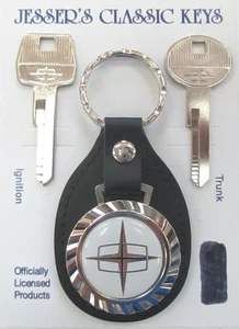 LINCOLN CONTINENTAL Keys 1961 1962 1963 1964 1965 White Royal Classic Key Set - Picture 1 of 6