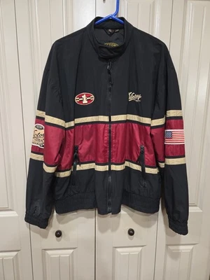 Победа мотоцикла Polaris куртка вышитые нашивки молнии EUC XXL - Изображение 1 из 4