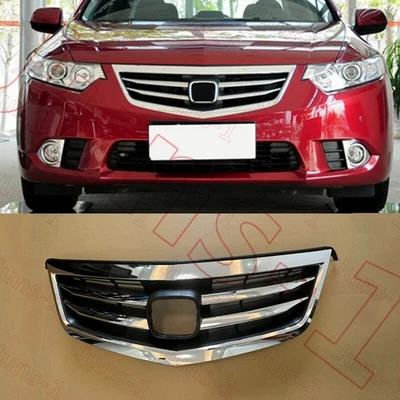 Nuevo Reemplace la rejilla del capó del parachoques superior delantero cromada para Honda Acura TSX 2011-2014 Foto 1 de 4