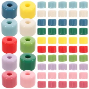 500 piezas dijes de cuentas de color macaron para hacer joyas collar espaciador llavero - Imagen 1 de 12