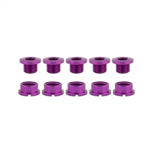 Origin8 Single-Ring Chainring Bolts, Alloy, Purple - Picture 1 of 1