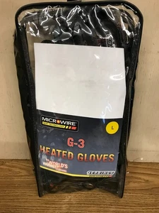 #667 Gerbing's G-3 Heated Gloves, black, L Snowmobile Cold Weather Riding - Picture 1 of 5