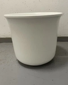 Großer weißer Blumentopf Übertopf Keramik 30 cm - Bild 1 von 1