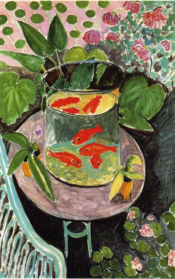 Goldfish Henri Matisse c1911 Colorful Fauvist Still Life Art Print to Frame - Image 1 of 1