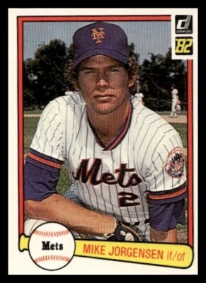 1982 Donruss #224 Mike Jorgensen New York Mets Baseball card - Image 1 of 2