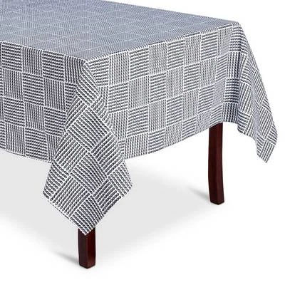 Threshold Rope Print Tablecloth (60x84) and 4 Napkins - Image 1 of 2