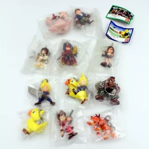 NEW FULL SET x11 Final Fantasy VII 7 Figure Keychain 1997 BANDAI Part1+Part2 - Picture 1 of 3
