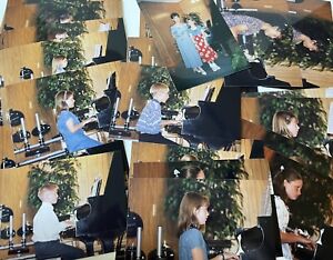 Lot of 31 Photos Piano Recital 1999 Kids Kodak Paper 4x6