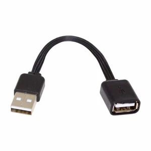 Jimier USB 2.0 Type-A Male to USB Type-A Female Data Flat Slim FPC Cable for FPV - Picture 1 of 6