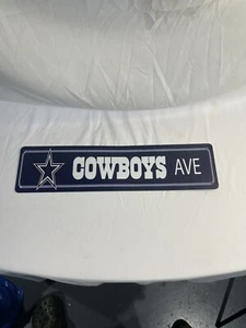 Dallas Cowboys NFL Football Straßenschild Ave 4 x 16 - Bild 1 von 2