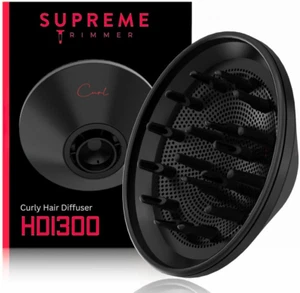 Curly Hair Diffuser For SHD347 Hair Dryer by Supreme Trimmer | HDI300 Black - Picture 1 of 8