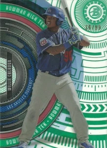 2017 BOWMAN TEK GREEN WILLIE CALHOUN RC 30/99 RANGERS FREE SHIPPING - Picture 1 of 1