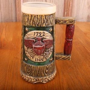Tazza birra 1792 Inn Stein Tankard tovagliolo vintage - Foto 1 di 6