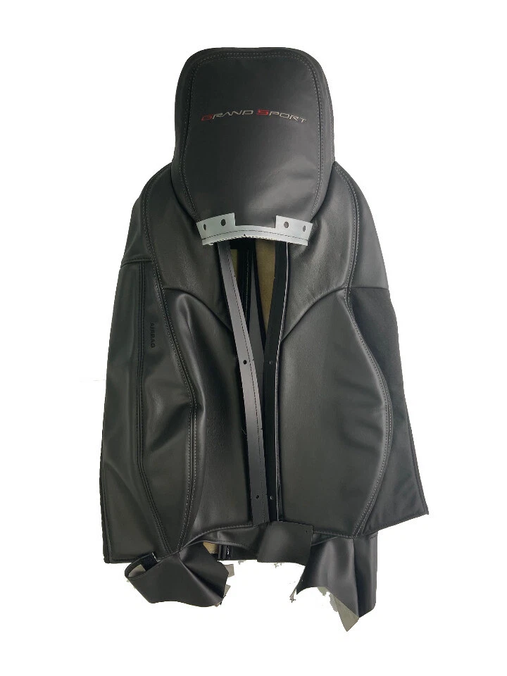 Nueva cubierta de asiento superior negra del lado del pasajero GM Corvette Grand Sport 2010-2011 Foto 1 de 4