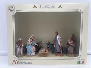 Collezione Moranduzzo Mini Presepe 8 Pezzi, Made in Italy, NUOVO IN SCATOLA - Foto 1 di 10