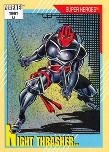 NIGHT THRASHER / 1991 Marvel Universe Series 2 (Impel) BASE Trading Card #22 - Picture 1 of 2