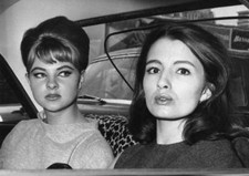Mandy Rice-Davies who rose to fame part 'Profumo Affair' sits a- 1963 Old Photo
