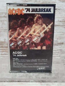 AC/DC - '74 Jailbreak -Cassette Tape(1984) Atlantic A4-80178 - Picture 1 of 7