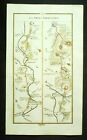 IRELAND, TRIM, PHILIPSTOWN, KILBEGGAN antique road map, Taylor & Skinner, c.1778
