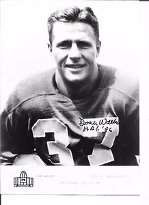 DOAK WALKER SIGNED 8x11 PHOTO~PRO FOOTBALL HALL OF FAME~HOF AUTO~HEISMAN TROPHY - Picture 1 of 1