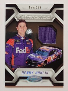 2018 Panini Certified NASCAR Racing Swatches #CS-DH Denny Hamlin #155/299