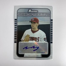 2005 Bowman Draft Signs of the Future Bill Bray SOF-BB Nationals Rookie Auto RC 