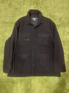 POLO RALPH LAUREN Field Jacket Military Coat 100% Cashmere Navy Blue Men’s XL - Picture 1 of 10