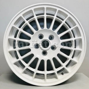 Rueda réplica blanca Lancia Delta Montecarlo HF 8 x 17 4x98 estilo 1 nuevo - Imagen 1 de 1