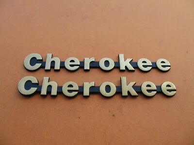 90 91 92 93 94 95 96 Jeep Cherokee oro emblema logotipo insignia signo símbolo fabricante de equipos originales A25617 Foto 1 de 4