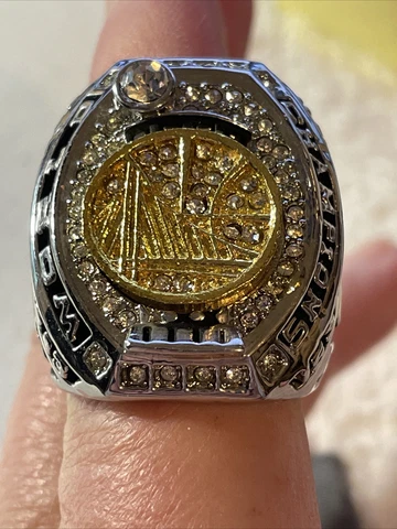 Golden State Warriors 2017 Back to Back Championship Replica Ring SGA NBA Cover